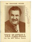 COMEDIAN & ACTOR BILLY GILBERT - SIGNED 1947 Program for THE CHOCOLATE SOLDIER