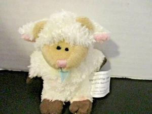 STARBUCKS~2004 Peluche EDICIÓN ESPECIAL IMÁN OSO BAJISTA~Disfraz de Cordero~NUEVO SIN ETIQUETAS - Imagen 1 de 2