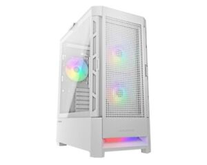 Cougar Airface RGB White Mid Tower Gaming Case Brilliant Lighting Mesh