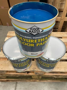HEAVY DUTY GARAGE/ WAREHOUSE FLOOR PAINT 5-10-20 LITRES VARIOUS COLOURS - Picture 1 of 20