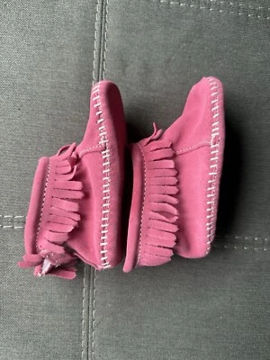 Minnetonka Pink Toddler Boots Size 6 New   - Image 1 of 4