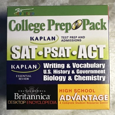 SouthWestern Advantage College Prep Pack KAPLAN ACT SAT TEST PSAT Guides - Image 1 of 2