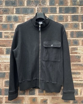 Vintage CP Company Made In Italy Wool/Cotton Dark Brown  Zip Jacket Size Large - Image 1 of 4