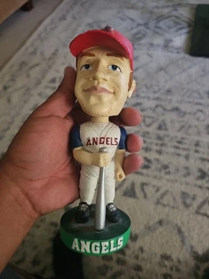 Anaheim Los Angeles CALIFORNIA ANGELS Boy Face BOBBLEHEAD NODDER - Image 1 of 4