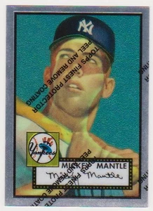 1996 Topps Finest Commemorative #2 Mickey Mantle 1952 Topps #311 Rookie Insert - Picture 1 of 2