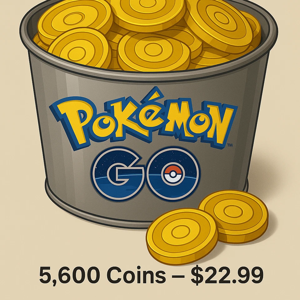 5,600 Bundles of Pokémon GO PokéCoin Service | Safe + Secure | Fast and Prompt - Image 1 of 1