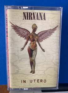 * NEW SEALED! Nirvana In Utero Cassette Tape 1993 DGCC-24607 Geffen Kurt Cobain - Picture 1 of 13