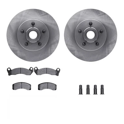 For Lincoln Town Car 81-90 eLINE Series Front Brake Kit w Ceramic Pads - Image 1 of 4
