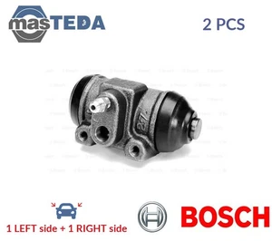 0 986 475 906 DRUM WHEEL BRAKE CYLINDER PAIR REAR BOSCH 2PCS FOR CITROËN JUMPER - Picture 1 of 5
