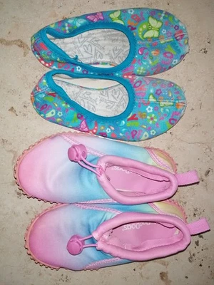 Badeschuhe Wasserschuh Schläppchen Sportschuh Mädchen 28, Rosa Blau Pink - Bild 1 von 4