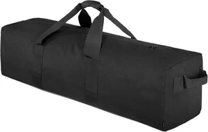Bolsa de Viaje 120L Extra Grande Plegable Hombres Camping Deportes Mudanza Negro - Bild 1 von 12