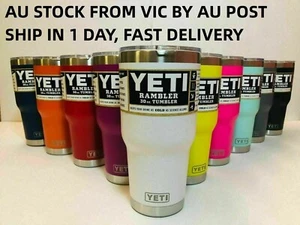 YETI Rambler 30 Oz Tumbler With Magnetic Slid Multiple Colour AU Free Ship - Picture 1 of 13