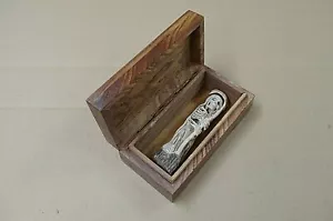 Tödlein Schnitzerei Mumie Wunderkammer Memento Mori Sensenmann Skelett - Imagen 1 de 12