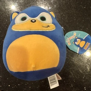 Peluche Squishmallows Kellytoy Sonic the Hedgehog SONIC 7" pollici nuovo con etichette NUOVO - Foto 1 di 13