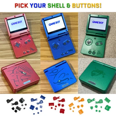 Game Boy Advance System GBA SP IPS LCD POKEMON Rayquaza Groudon Kyogre BUTTONS - Image 1 of 4