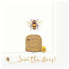 Serviette "Save the Bees!" Serviettentechnik dcopatch Papierserviette