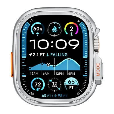 Metal Case Cover For Apple Watch Series 11 10 9 8 7654 44/45mm iwatch Ultra 49mm - Image 1 of 4