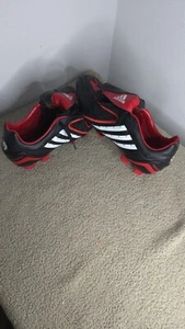 Adidas 2007 Absolando PS TRX FG Mens 8 Black Red Soccer Boots Cleats 013821 - Picture 1 of 12