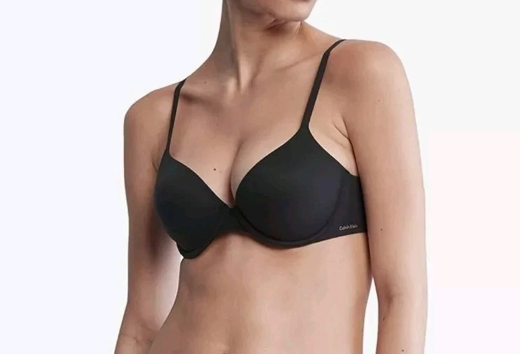 Women's Perfectly Fit Lightly Lined Memory Touch Black Size 30c 1