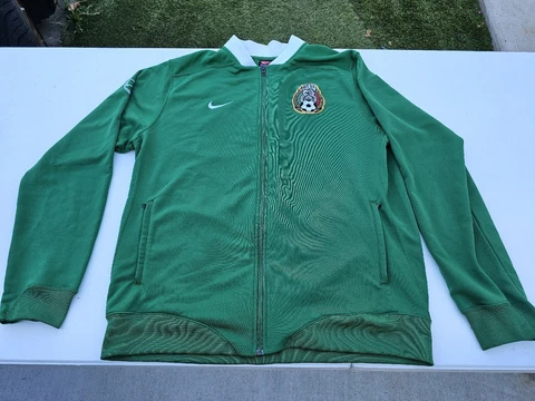 Mens Vintage Nike Mexico National Soccer Team Green Track Jacket Sz 2xl. El Tri Cover