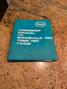 UP TO 1973 TRIUMPH 750 BONNEVILLE TIGER ORIGINAL FACTORY WORKSHOP MANUAL SERVICE - Picture 1 of 6