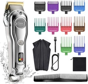 Hatteker Mens Hair Clipper Hair Trimmer Cord Cordless Professional Hair Cutting - Imagen 1 de 9