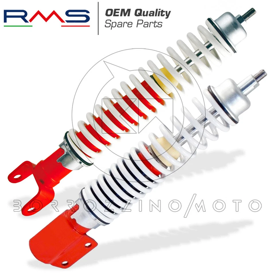 KIT AMMORTIZZATORI REGOLABILI ANTERIORE+POSTERIORE PIAGGIO VESPA PX 125 150 200