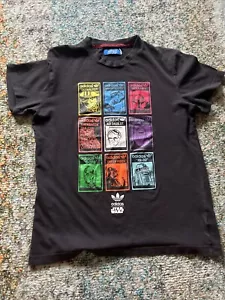 Star Wars Adidas Vintage Shirt Herren L Skywalker Boba Vader - Bild 1 von 2