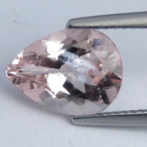 2,93 kt hinreißende natürliche rosa Farbe Morganit 11,6 x 8,5 mm Birnenform Kollektion - Bild 1 von 5