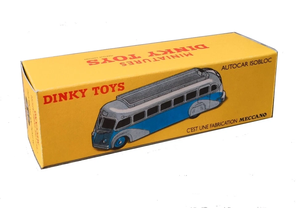 Dinky Toys boîte repro 29 E autocar isobloc