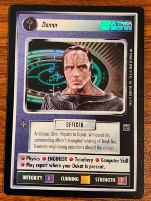 2000 Decipher Star Trek Reflections Damar Used Free Shipping - Image 1 of 2