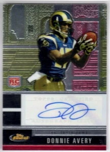 2008 Finest Autographs #128 Donnie Avery /1499* ~ LA Rams! - Bild 1 von 1