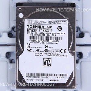 For TOSHIBA MK7575GSX 750 GB HDD 2.5" 8 MB 5400 RPM SATA Laptop Hard Disk Drive - Picture 1 of 2