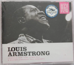 LOUIS ARMSTRONG COMPLETE NEW YORK TOWN HALL CONCERTS [NEW CD] 3 DISC SET RARE - Picture 1 of 2
