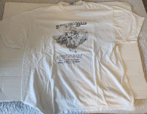 Lone Star Dead / Grateful Dead - Skeleton w/ Boom Box - 2XL White Tee - FADED - Picture 1 of 6