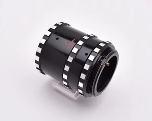 Unbranded 3-Piece Zebra Auto Extension Tube Set M42 Screw Mount Germany (#11428) - Picture 1 of 5