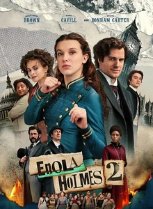 Enola Holmes 2 2022 ( DVD ) Movie With Slip Cover Free Shipping REGION FREE - Afbeelding 1 van 1