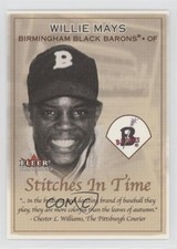 2001 Fleer Tradition Stitches in Time Willie Mays #14ST HOF