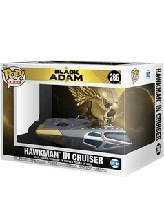 Funko POP! - Rides Black Adam Hawkman In Cruiser 286 - Picture 1 of 17