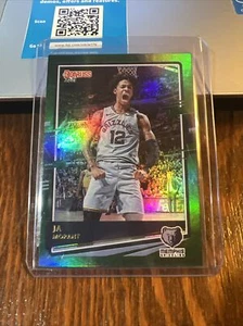 Panini Donruss Basketball 2020-21 JA Morant Green Flood Foil Holo #107 Grizzlies - Picture 1 of 6