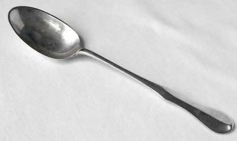 Vtg 1940 Stieff Sterling Silver Queen Anne Williamsburg Demitasse Spoon 4 3/8" Cover