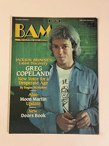 Greg Copeland 1982 BAM Magazine #131 Doors book review, Moon Martin, Peter Bill - Picture 1 of 4