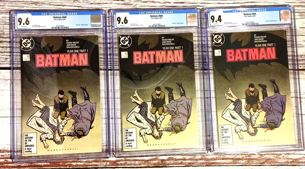 Batman Certified Guaranty Company (CGC) Comics, Graphic Novels
