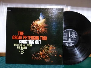 OSCAR PETERSON TRIO (RAY BROWN / ED THIGPEN ) BURSTING OUT NEAR MINT LP - Picture 1 of 2