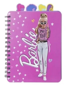 NEW! BARBIE Spiral Tab  Journal Notebook  9x6" Brand New ~ Super Cute!!💕💕 - Picture 1 of 12