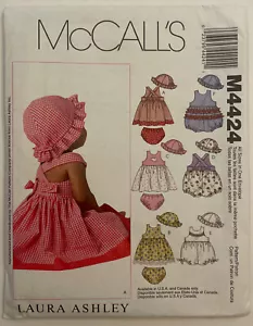 MCCALL’S M4424 LAURA ASHLEY BABY PULLOVER BLUMENMUSTER GRÖSSE S-XL KOSTENLOSER VERSAND - Bild 1 von 2