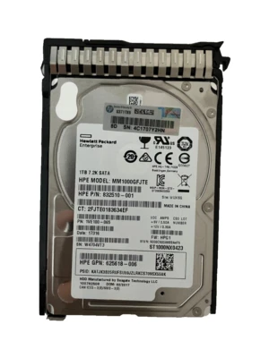 HP MM1000GFJTE 1TB 7.2K SATA 6G 7.2K 2.5” Hard Drive 832510-001 512 b/s - Image 1 of 3
