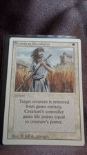 Swords to Plowshares - REVISED - 1994 - NM Magic The Gathering (MTG) CARD