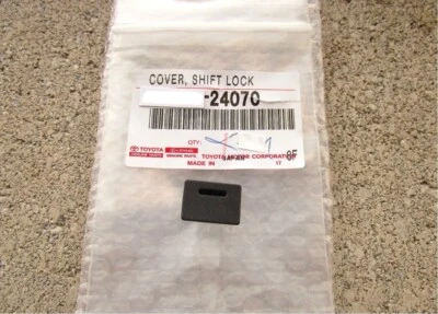 FITS: 14 - 15 LEXUS IS250 A/T SHIFTER LOCK RELEASE BUTTON COVER OEM NEW BLACK - Image 1 of 4