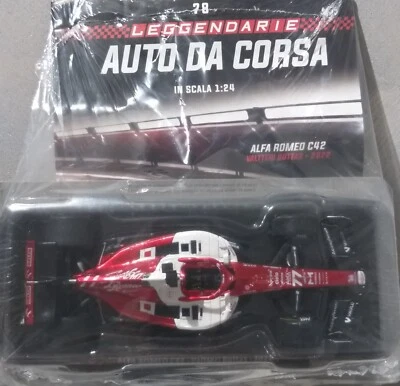 Leggendarie auto da corsa Alfa Romeo C42 di Valtteri Bottas del 2022 scala 1:24 - Immagine 1 di 4